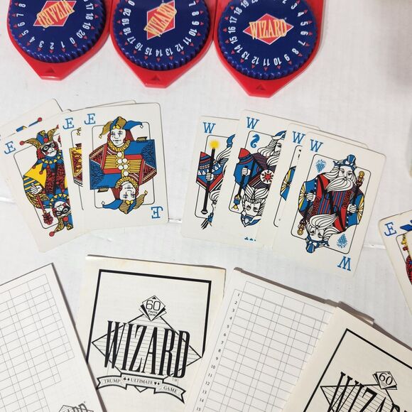 Wizard Card Game Deluxe Edition Bid Indicators Lot of 2 Ultimate Game of Trump - Picture 7 of 11